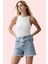 Kadın Pamuk Denim Şort Renk Günlük Kombinler Için Yüksek Bel City Short Yaz Aylarının Vazgeçilmezi 1