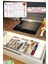13'Lü Set Modüler Kaşıklık Organizer Çekmece Içi Şeffaf Düzenleyici Tahta Kaşık Drawer Organizer 1