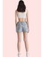 Kadın Yüksek Bel Mom Fit Denim Şort Pamuk Günlük Stil Hafta Sonu Yaz Aylarının Vazgeçilmezi 3