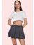 Kadın Renk Yüksek Bel Şort Etek Spor Giyim Için Ideal Nefes Alabilir Kumaş Rahat Kesim Hafta Sonu 1