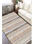 Kaymaz Tabanlı Halı Makinede Yıkanabilir Kilim Desenli Dot Tabanlı Oturma Odası Halısı 5019A 4