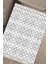 Kırık Beyaz Kilim Makinede Yıkanabilir Kaymaz Tabanlı Kilim Dot Tabanlı Salon Halısı 5041C 4