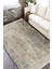 Bej Krem Halı Kaymaz Tabanlı Kilim Makinede Yıkanabilir Dot Tabanlı Salon Halısı 5115B 2