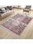 Pembe Renk Motifli Kaymaz Tabanlı Kilim Makinede Yıkanabilir Dot Tabanlı Salon Halısı 5166D 1