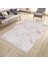 Pembe Gri Halı Makinede Yıkanabilir Kaymaz Tabanlı Kilim Dot Tabanlı Salon Halısı 5051C 1