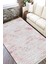 Pembe Gri Halı Makinede Yıkanabilir Kaymaz Tabanlı Kilim Dot Tabanlı Salon Halısı 5051C 2
