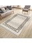 Modern Çizgili Halı Kaymaz Tabanlı Kilim Makinede Yıkanabilir Dot Tabanlı Salon Halısı 5180A 1