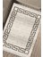 Modern Çizgili Halı Kaymaz Tabanlı Kilim Makinede Yıkanabilir Dot Tabanlı Salon Halısı 5180A 4