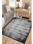 Antrasit Klasik Kilim Yıkanabilir Halı Kaymaz Taban Kilim Dot Tabanlı Oturma Odası Halısı 5257A 3