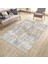 Vintage Dijital Halı Kaymaz Tabanlı Kilim Makinede Yıkanabilir Dot Tabanlı Salon Halısı 5123A 1