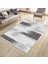 Beyaz Gri Geçişli Kaymaz Tabanlı Kilim Makinede Yıkanabilir Dot Tabanlı Salon Halısı 5164B 1