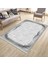 Gri Modern Halı Makinede Yıkanabilir Halı Kaymaz Taban Kilim Dot Tabanlı Salon Halısı 5242A 1