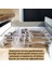 12'Li Set Kaşıklık Çekmece Içi Düzenleyici Modüler Makyaj Takı Banyo Hobi Buzdolabı Ilaç Organizer 6