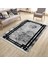 Antrasit Modern Kilim Makinede Yıkanabilir Halı Kaymaz Taban Kilim Dot Tabanlı Salon Halısı 5237A 1