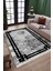 Antrasit Modern Kilim Makinede Yıkanabilir Halı Kaymaz Taban Kilim Dot Tabanlı Salon Halısı 5237A 3