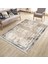 Bej Bohem Kilim Makinede Yıkanabilir Halı Kaymaz Taban Kilim Dot Tabanlı Salon Halısı 5240B 1