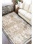 Bej Bohem Kilim Makinede Yıkanabilir Halı Kaymaz Taban Kilim Dot Tabanlı Salon Halısı 5240B 2