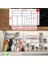 16'lı Set Modüler Kepçelik ve Kaşıklık Çekmece Içi Düzenleyici Şeffaf Clear Mutfak Çatal Bıçak Kaşık Organizer 1