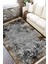 Antrasit Bohem Kilim Makinede Yıkanabilir Halı Kaymaz Taban Kilim Dot Tabanlı Salon Halısı 5240C 2