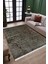 Antrasit Motifli Halı Makinede Yıkanabilir Halı Kaymaz Taban Kilim Dot Tabanlı Salon Halısı 5248B 3