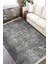 Antrasit Klasik Motifli Kilim Yıkanabilir Halı Kaymaz Taban Kilim Dot Tabanlı Salon Halısı 5252A 2