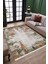 Vintage Eskitme Halı Kaymaz Tabanlı Kilim Makinede Yıkanabilir Dot Tabanlı Salon Halısı 5208A 3