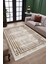 Kahverengi Çizgili Halı Yıkanabilir Halı Kaymaz Taban Kilim Dot Tabanlı Oturma Odası Halısı 5261A 3