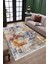 Çok Renkli Baskılı Halı Kaymaz Tabanlı Kilim Makinede Yıkanabilir Dot Tabanlı Salon Halısı 5133A 3