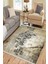 Klasik Bej Halı Makinede Yıkanabilir Halı Kaymaz Taban Kilim Dot Tabanlı Salon Halısı 5249C 3