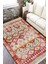 Otantik Kırmızı Kilim Makinede Yıkanabilir Halı Kaymaz Taban Kilim Dot Tabanlı Salon Halısı 5234A 2