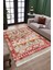 Otantik Kırmızı Kilim Makinede Yıkanabilir Halı Kaymaz Taban Kilim Dot Tabanlı Salon Halısı 5234A 3