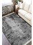 Gri Antrasit Halı Kaymaz Tabanlı Kilim Makinede Yıkanabilir Dot Tabanlı Salon Halısı 5078A 2