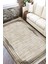 Kahverengi Modern Makinede Yıkanabilir Halı Kaymaz Taban Kilim Dot Tabanlı Salon Halısı 5242B 2