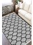 Modern Çizgili Kilim Makinede Yıkanabilir Halı Kaymaz Taban Kilim Dot Tabanlı Salon Halısı 5246A 2