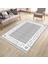 Modern Çizgili Halı Kaymaz Tabanlı Kilim Makinede Yıkanabilir Dot Tabanlı Salon Halısı 5180B 1