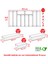 10'lu Set Modüler Kaşıklık Mutfak Çekmece Içi Organizer Şeffaf Clear Çatal Bıçak Kaşık Düzenleyici 2