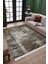 Kahverengi Halı Kaymaz Tabanlı Kilim Makinede Yıkanabilir Dot Tabanlı Salon Halısı 5161B 3