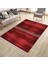 Kırmızı Çizgili Halı Kaymaz Tabanlı Kilim Makinede Yıkanabilir Dot Tabanlı Salon Halısı 5188C 1