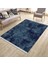 Lacivert Renk Kilim Kaymaz Tabanlı Kilim Makinede Yıkanabilir Dot Tabanlı Salon Halısı 5176B 1