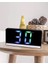 SR2205 Rgb Rakamlı Dijital Masa Saati Titreşim Sensörlü Alarm/takvim/termometre/çalar Saat 4