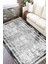 Gri Bohem Kilim Makinede Yıkanabilir Halı Kaymaz Taban Kilim Dot Tabanlı Salon Halısı 5240A 2