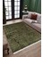 Haki Motifli Halı Makinede Yıkanabilir Halı Kaymaz Taban Kilim Dot Tabanlı Salon Halısı 5248C 3