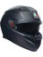 K3 Mono Matt Black Kapalı Kask 1