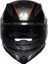 K7 Mplk Kyber Matt Black Red Kapalı Kask 2