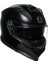 K7 Mono Matt Black Kapalı Kask 1