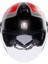 Eteres Scaglieri Matt Grey Red Açık Kask 3