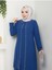 Papatya Taşlı Büyük Beden Anne Elbisesi 3