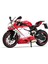 1:12 Alaşımlı Motosiklet Modeli Kawasaki Motosiklet Şok Direksiyon Oyuncak Araba (Yurt Dışından) 1