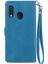 Samsung Galaxy A20E Fermuarlı Kese Manyetik Kart Tutucu ve Bilek Kayışlı Cüzdan Kılıfı Samsung Galaxy A20E (Yurt Dışından) 4