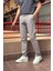 Erkek, Keten Dokuma, Pamuklu Kumaş, Regular Fit, Mevsimlik Pantolon 371 2